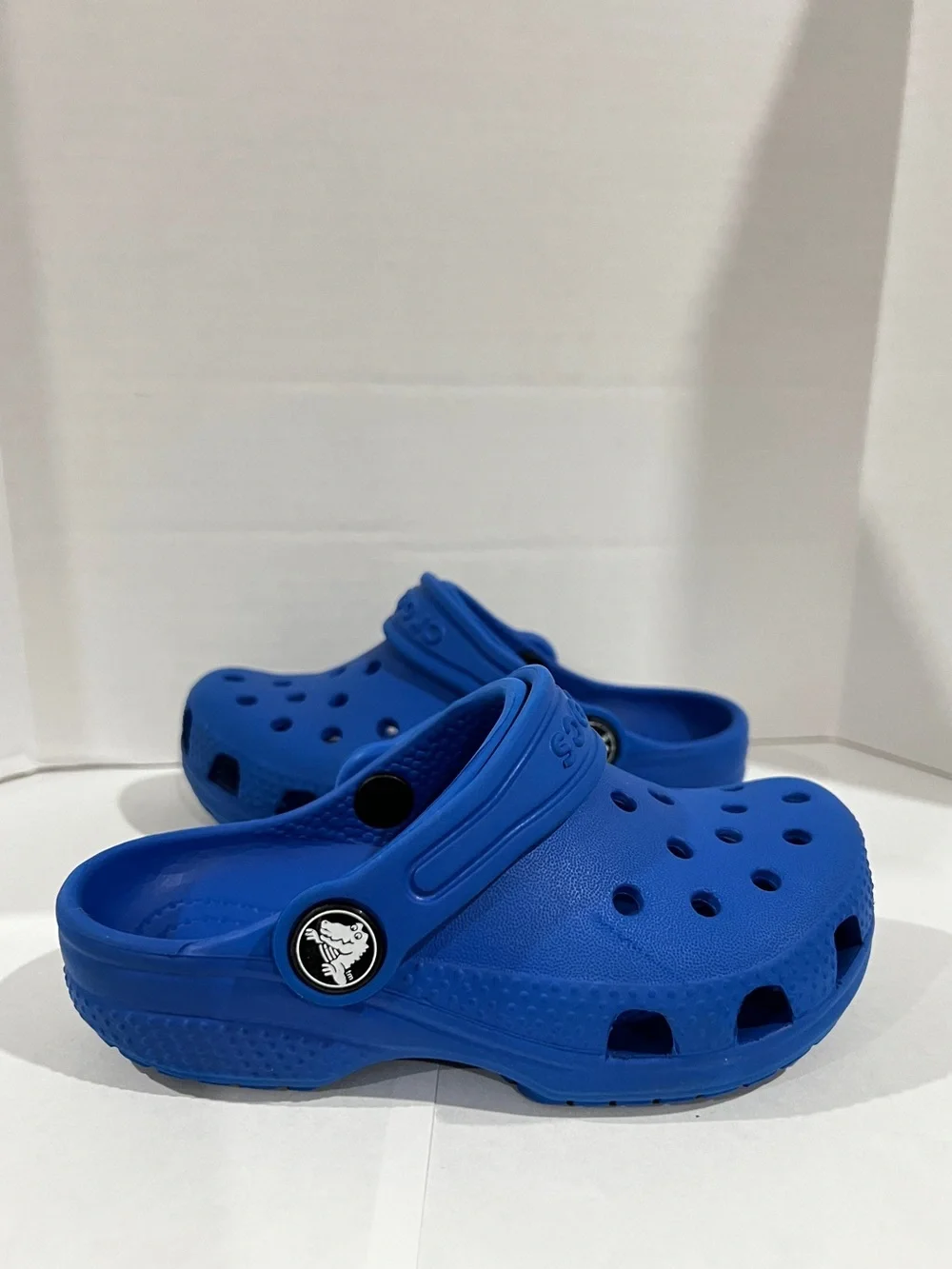 Crocs Royal Blue Classic Clog Kids Size 8 Unisex Lightweight Waterproof